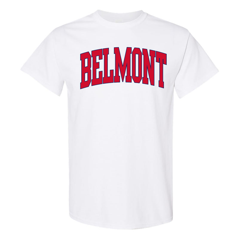 Belmont Bruins Mega Arch T-Shirt - White