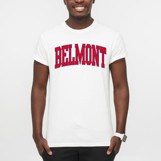 Belmont Bruins Mega Arch T-Shirt - White