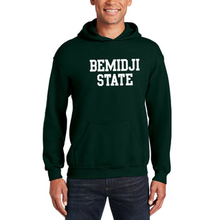 Bemidji State Beavers Basic Block Hoodie - Forest