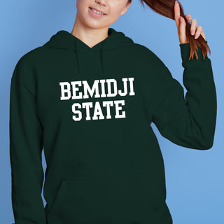 Bemidji State Beavers Basic Block Hoodie - Forest