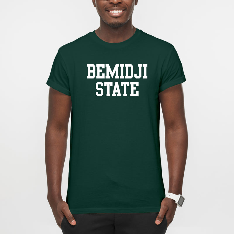 Bemidji State Beavers Basic Block T Shirt - Forest