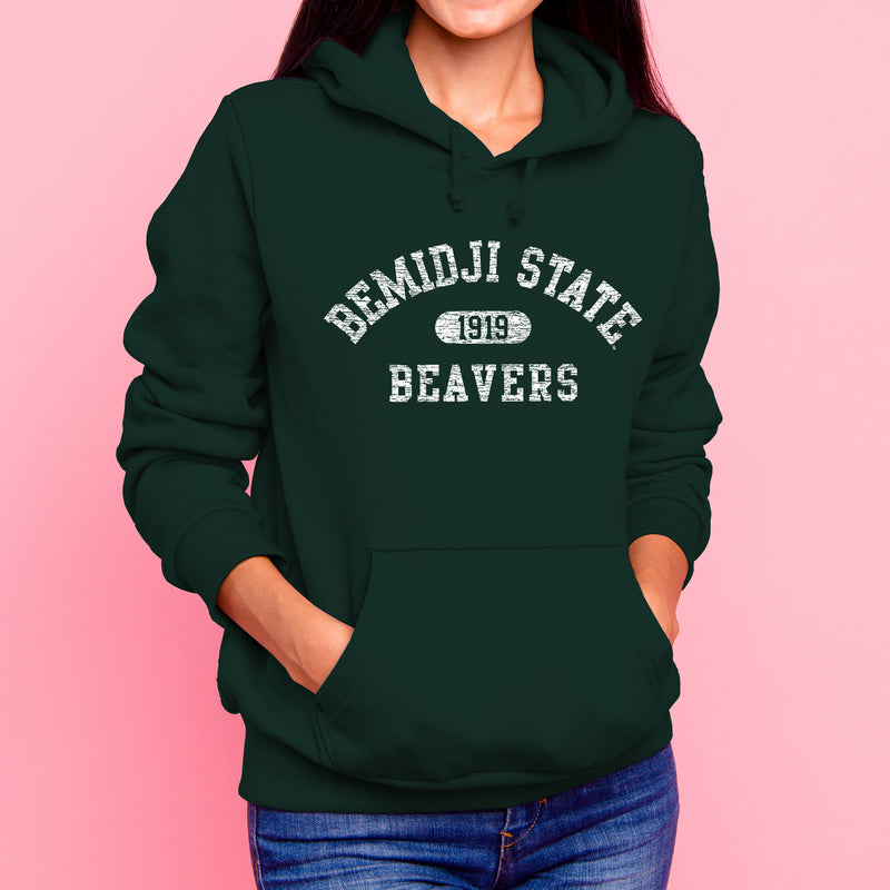 Bemidji State Beavers Athletic Arch Hoodie - Forest