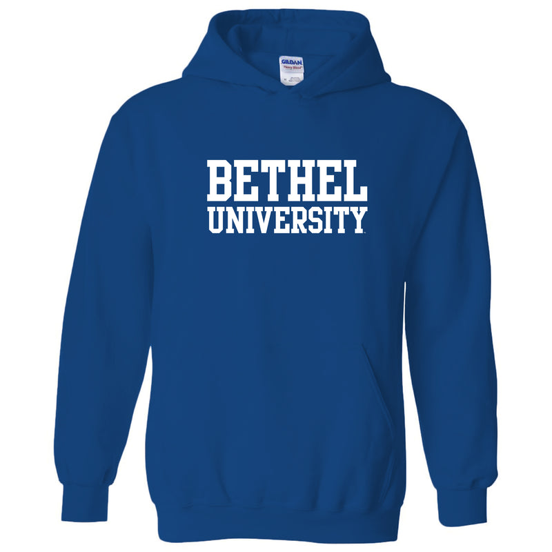 Bethel University Pilots Basic Block Hoodie - Royal