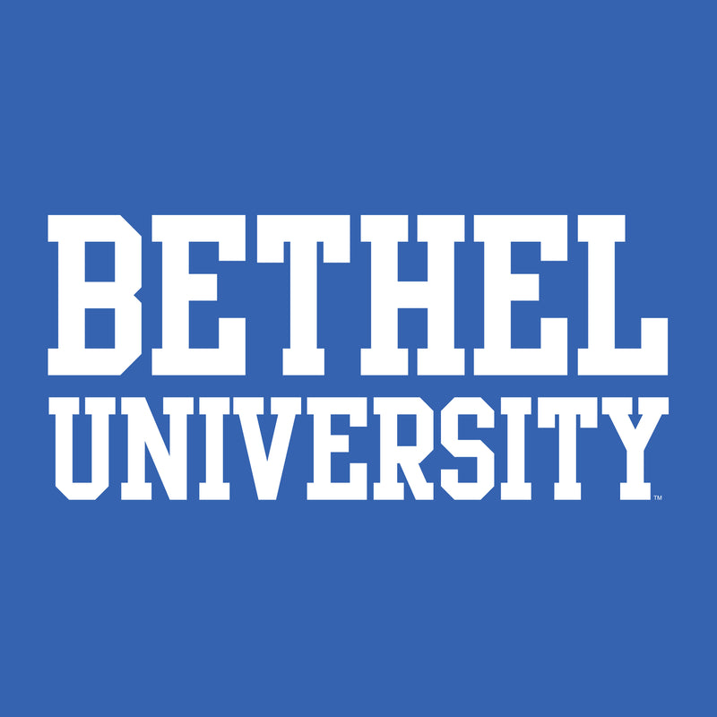 Bethel University Pilots Basic Block Womens Short Sleeve T Shirt - Royal