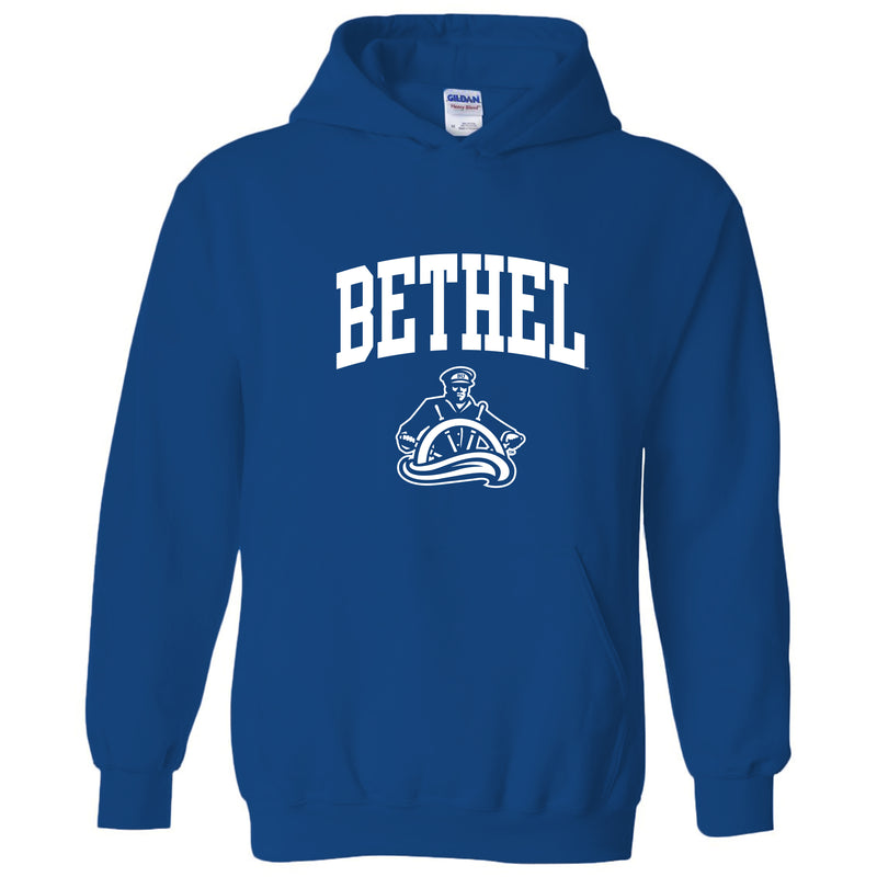 Bethel University Pilots Arch Logo Hoodie - Royal