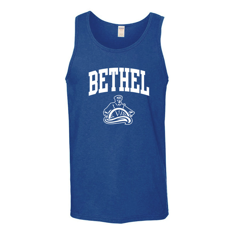 Bethel University Pilots Arch Logo Tank Top - Royal