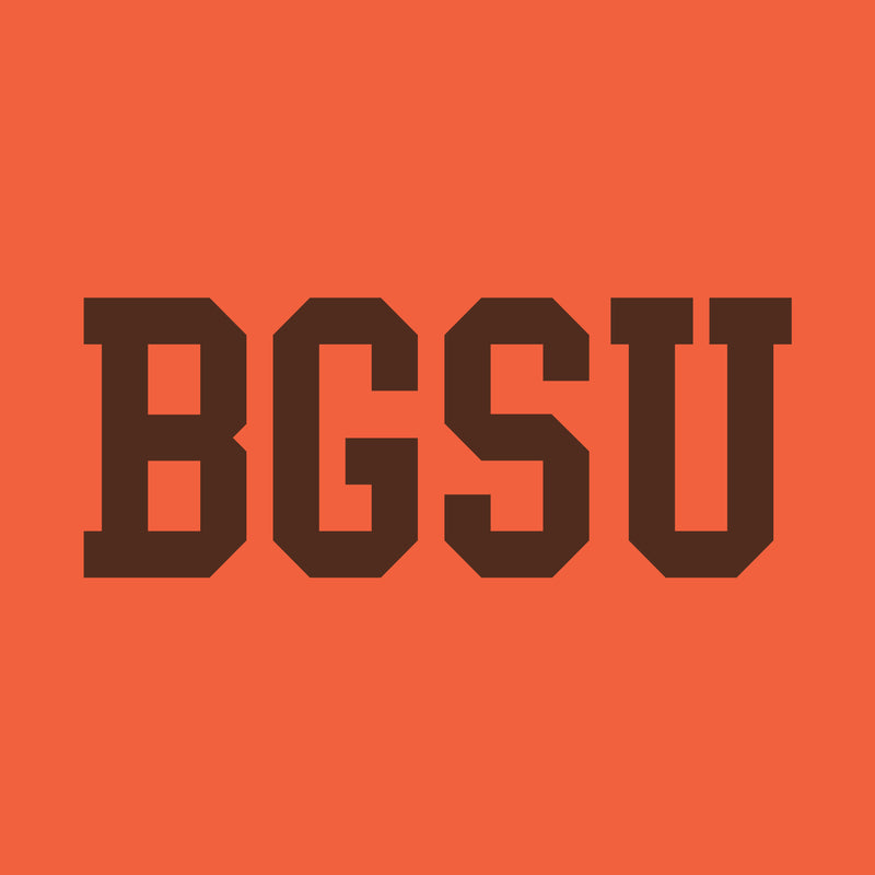 Bowling Green State University Falcons Basic Block Heavy Blend Hoodie - Orange