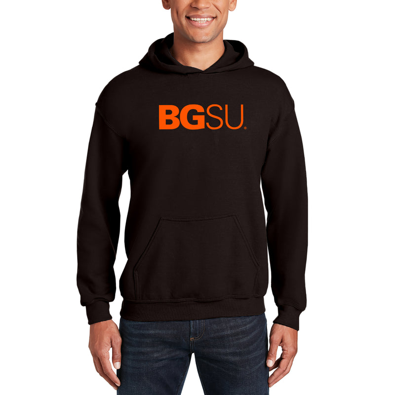 BGSU Bowling Green State University Falcons Institutional Logo Hoodie - Dark Chocolate