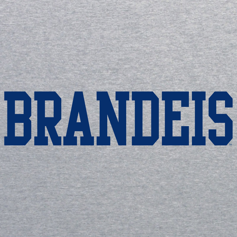 Brandeis Judges Basic Block T Shirt - Sport Grey