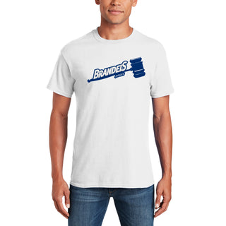 Brandeis Judges Primary Logo T Shirt - White