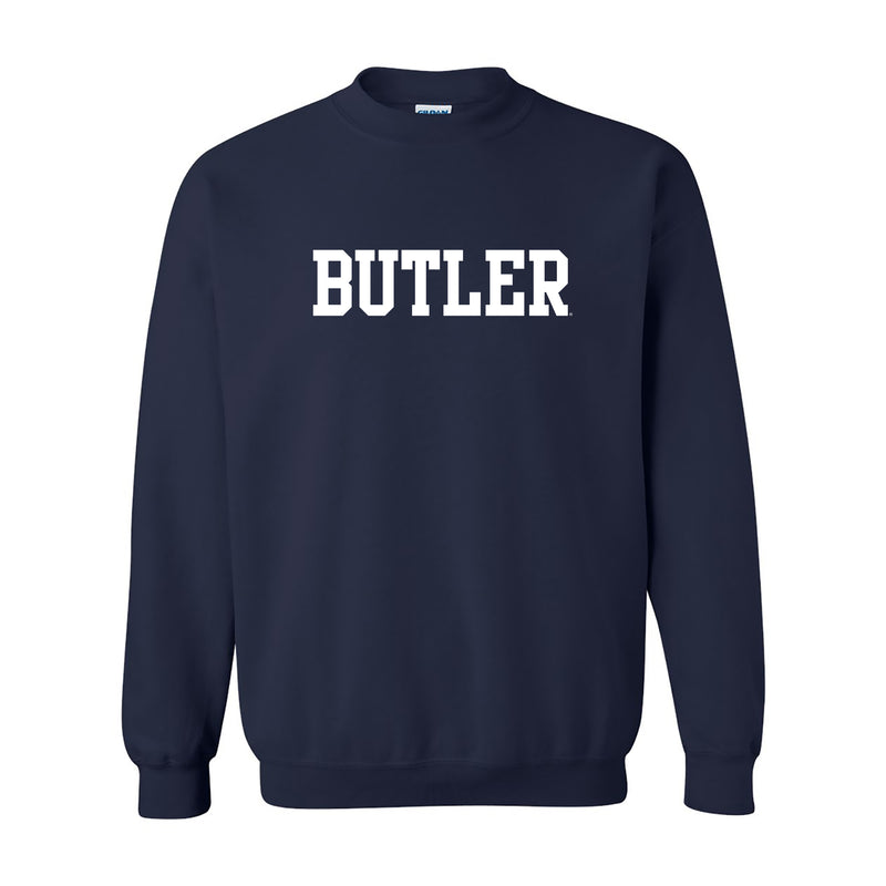 Butler University Bulldogs Basic Block Crewneck - Navy