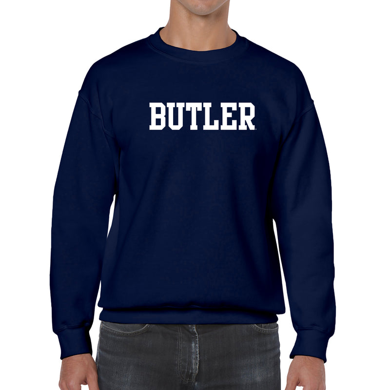 Butler University Bulldogs Basic Block Crewneck - Navy