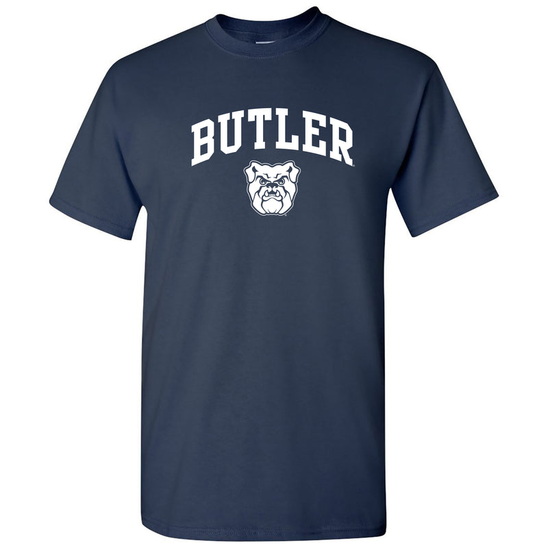 Butler University Bulldogs Arch Logo Short Sleeve T Shirt - Navy
