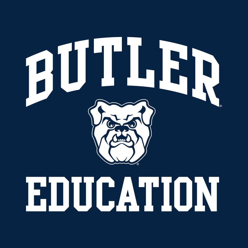 Butler University Bulldogs Arch Logo Education Short Sleeve T Shirt - Navy