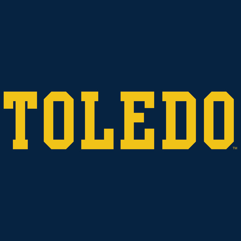 University of Toledo Rockets Basic Block Short Sleeve T-Shirt - Navy