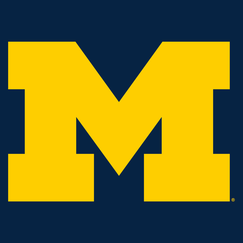Primary Logo University of Michigan Rabbit Skins Toddler T Shirt - Navy