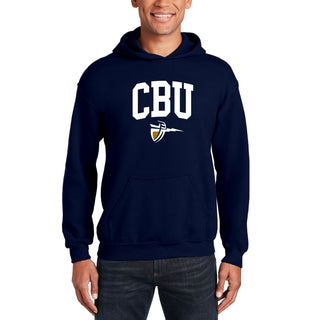 California Baptist University Lancers Arch Logo Hoodie - Navy