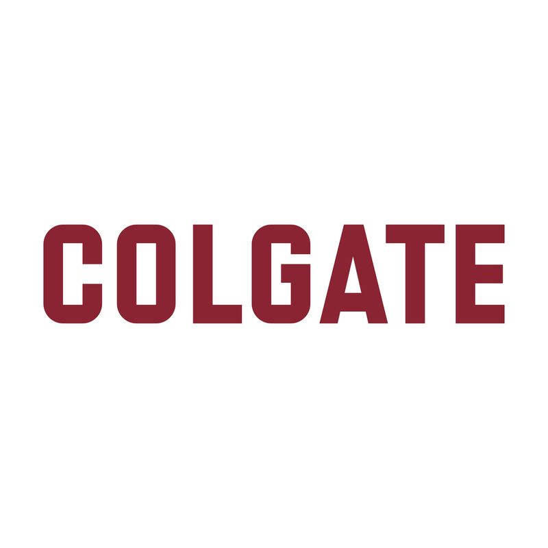 Colgate University Raiders Basic Block Long Sleeve T Shirt - White