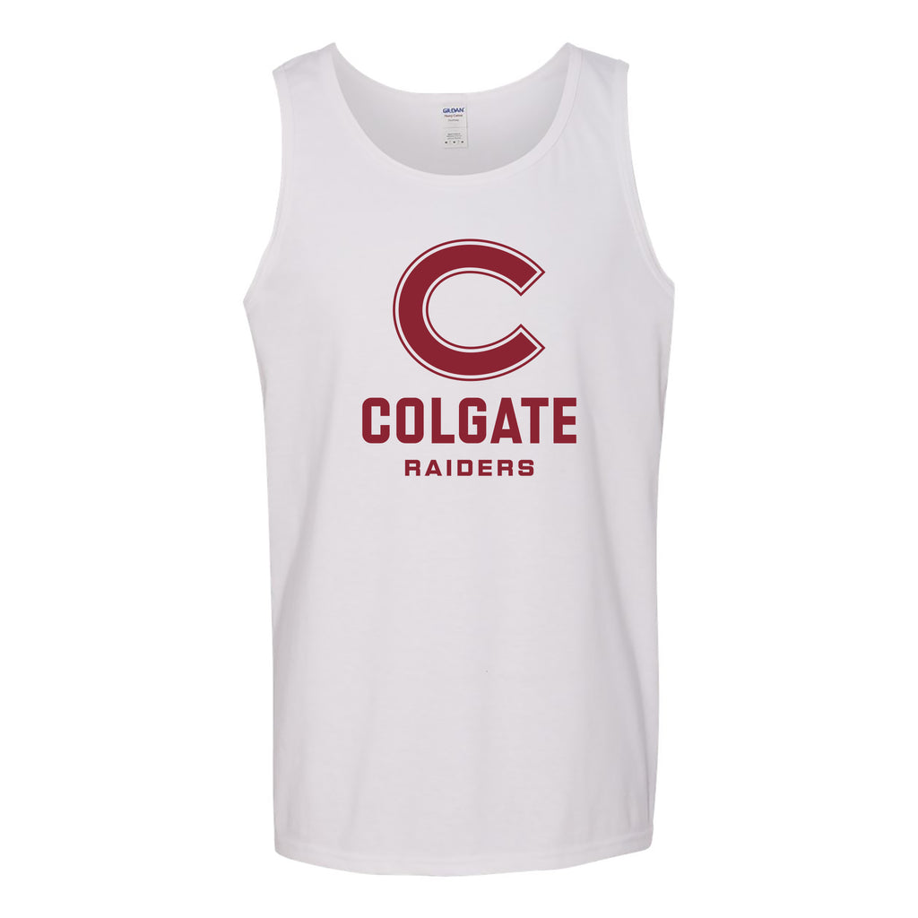 Colgate University Raiders Primary Logo Tank Top - White – Underground ...