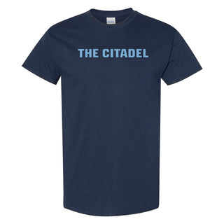 The Citadel Bulldogs Basic Block Short Sleeve T-Shirt - Navy