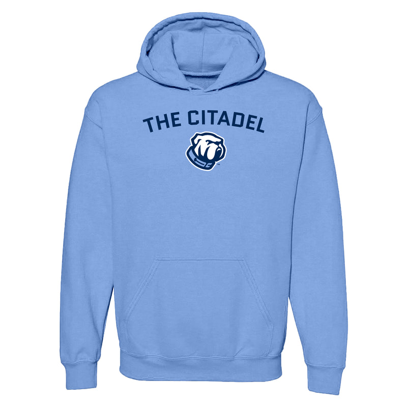 The Citadel Bulldogs Arch Logo Hooded Sweatshirt - Carolina Blue
