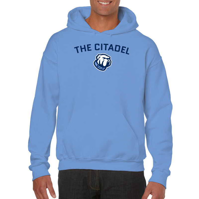 The Citadel Bulldogs Arch Logo Hooded Sweatshirt - Carolina Blue