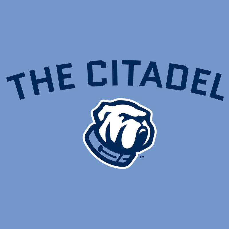 The Citadel Bulldogs Arch Logo Youth Short Sleeve T-Shirt - Carolina Blue