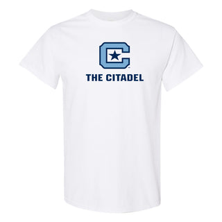 The Citadel Bulldogs Primary Logo Short Sleeve T-Shirt - White