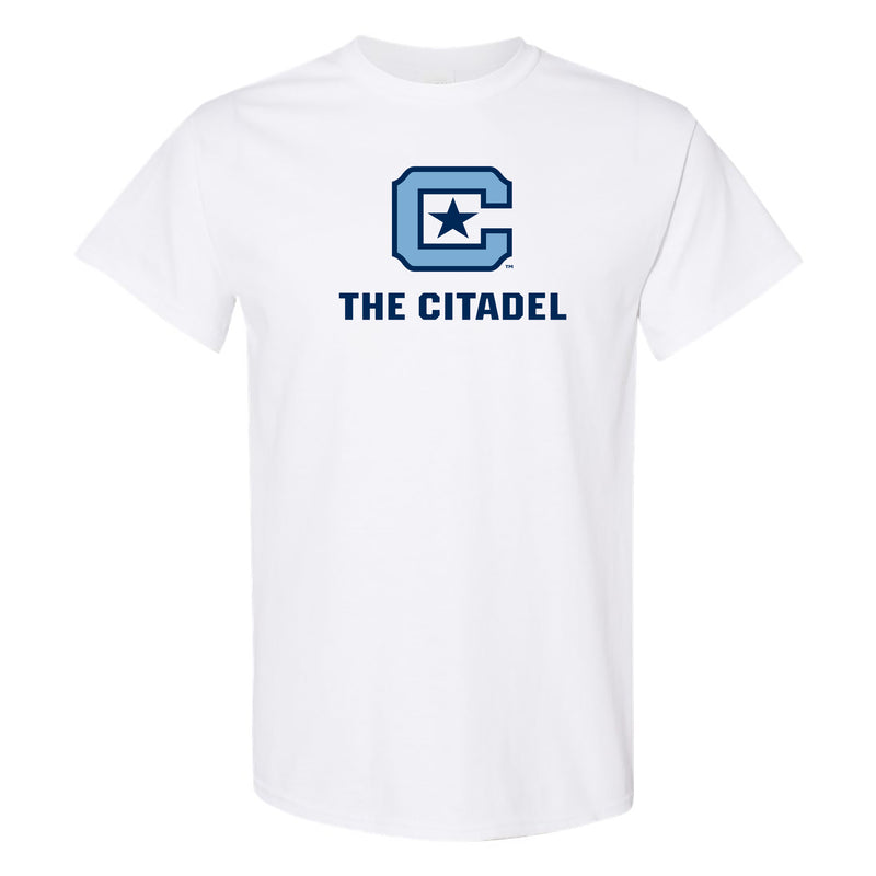 The Citadel Bulldogs Primary Logo Short Sleeve T-Shirt - White
