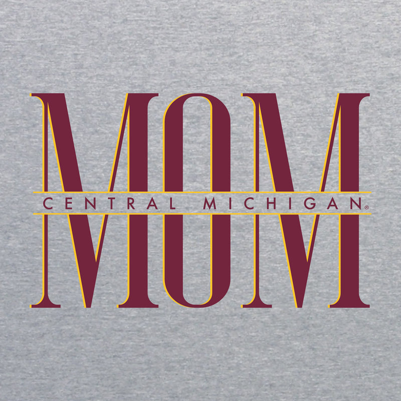 Central Michigan Classic Mom Crewneck - Sport Grey