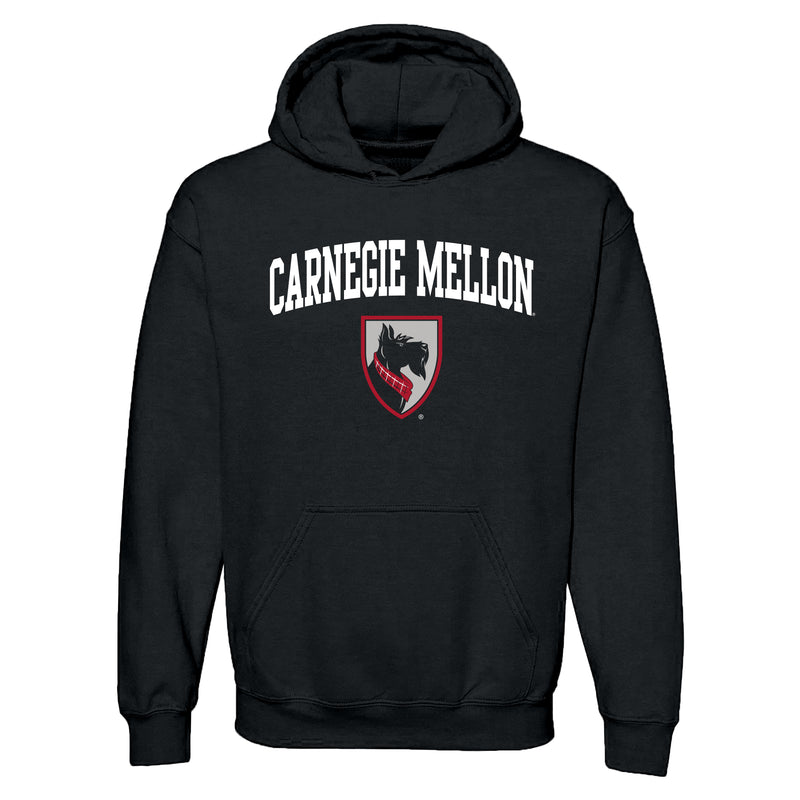 Carnegie Mellon Tartans Arch Logo Hoodie - Black