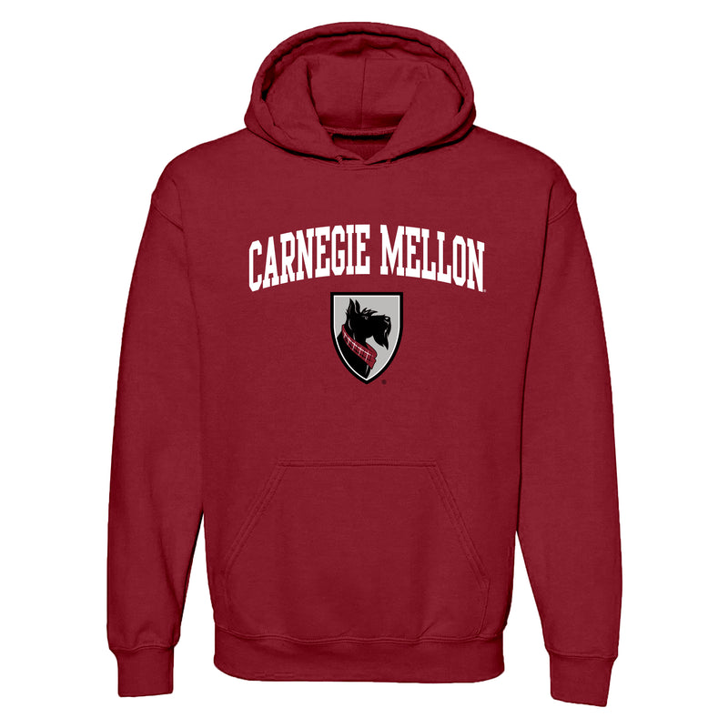 Carnegie Mellon Tartans Arch Logo Hoodie - Cardinal