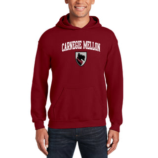 Carnegie Mellon Tartans Arch Logo Hoodie - Cardinal