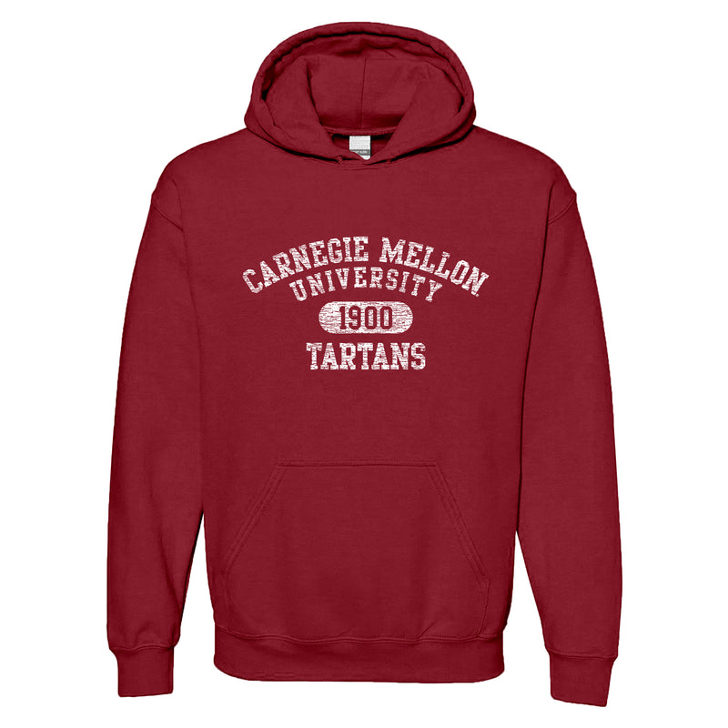 Carnegie Mellon University Tartans Athletic Arch Hoodie - Cardinal