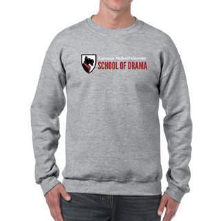 Carnegie Mellon University Tartans School of Drama Canvas Crewneck Sweatshirt - Sport Grey