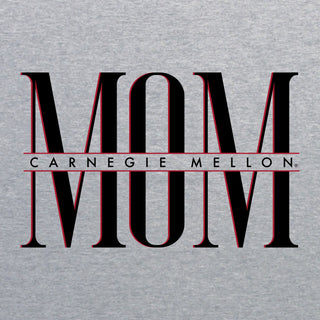 Carnegie Mellon Tartans Classic Mom Crewneck Sweatshirt - Sport Grey