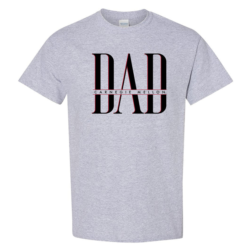 Carnegie Mellon Tartans Classic Dad T Shirt - Sport Grey