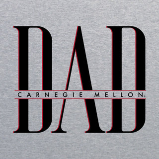 Carnegie Mellon Tartans Classic Dad T Shirt - Sport Grey