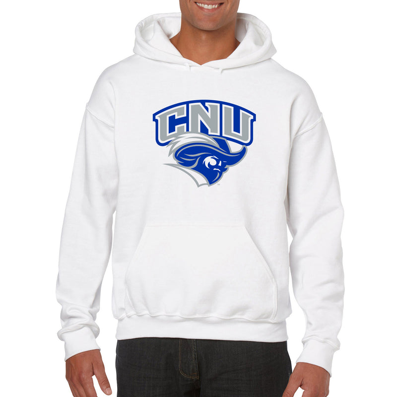 Christopher Newport University Captains Arch Logo Hoodie - White