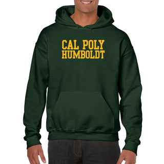 Cal Poly Humboldt Lumberjacks Basic Block Hoodie - Forest