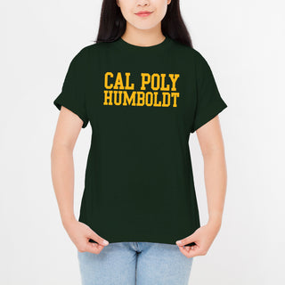 Cal Poly Humboldt Lumberjacks Basic Block T Shirt