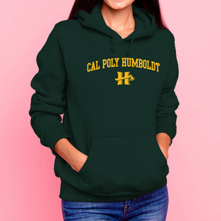 Cal Poly Humboldt Lumberjacks Arch Logo Hoodie - Forest