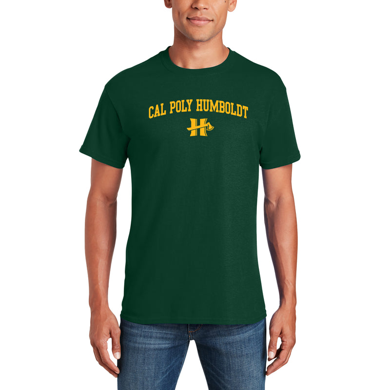 Cal Poly Humboldt Lumberjacks Arch Logo T Shirt - Forest