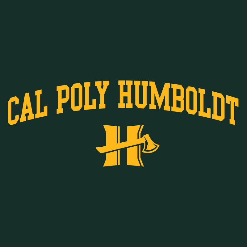 Cal Poly Humboldt Lumberjacks Arch Logo Long Sleeve T Shirt - Forest