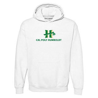 Cal Poly Humboldt Lumberjacks Primary Logo Hoodie - White
