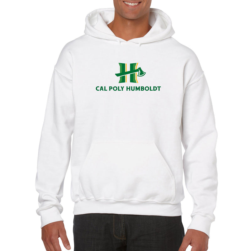 Cal Poly Humboldt Lumberjacks Primary Logo Hoodie - White