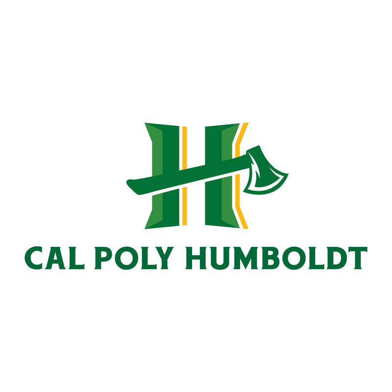 Cal Poly Humboldt Lumberjacks Primary Logo Womens T Shirt - White