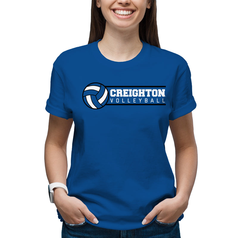 Creighton Bluejays Volleyball Spotlight T Shirt - Royal