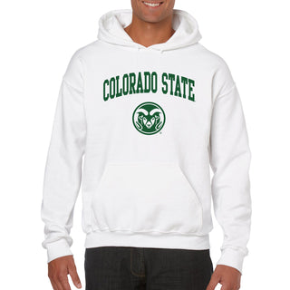 Colorado State University Rams Arch Logo Hoodie - White