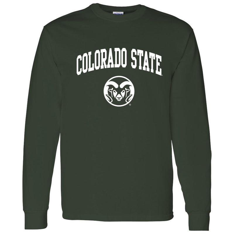 Colorado State University Rams Arch Logo Long Sleeve - Forest